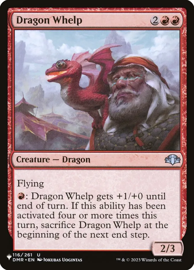 2020 The List Dragon Whelp #DMR-116 uncommon card image