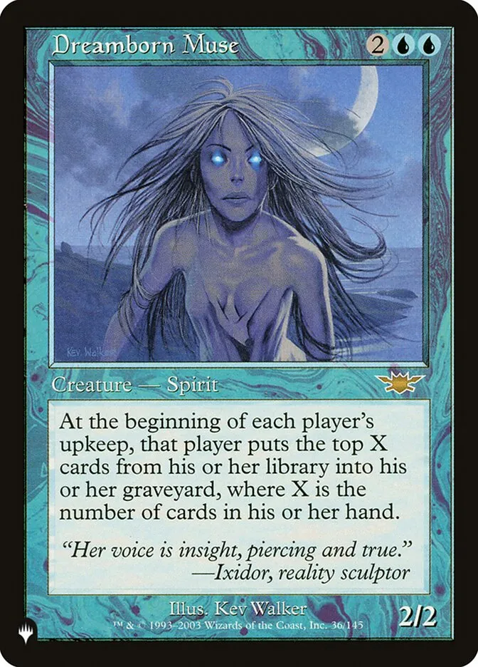 2020 The List Dreamborn Muse #LGN-36 rare card image