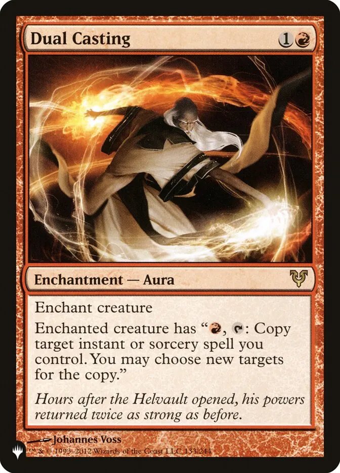 2020 The List Dual Casting #AVR-133 rare card image