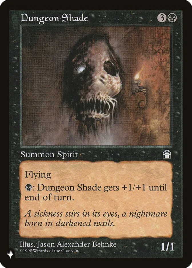 2020 The List Dungeon Shade #STH-58 common card image