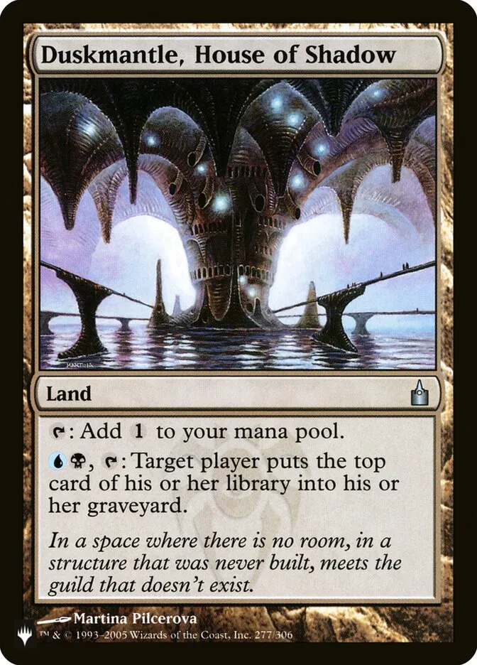 2020 The List Duskmantle, House of Shadow #RAV-277 uncommon card image