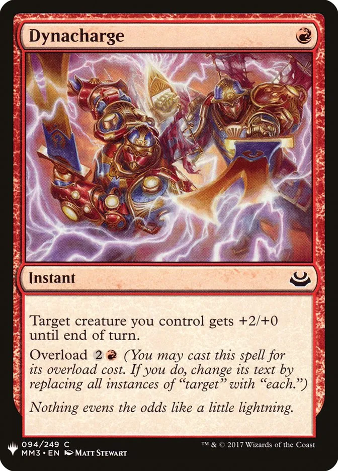 2020 The List Dynacharge #MM3-94 common card image