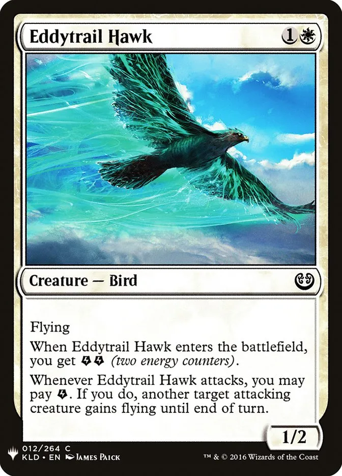 2020 The List Eddytrail Hawk common #KLD-12 common card image