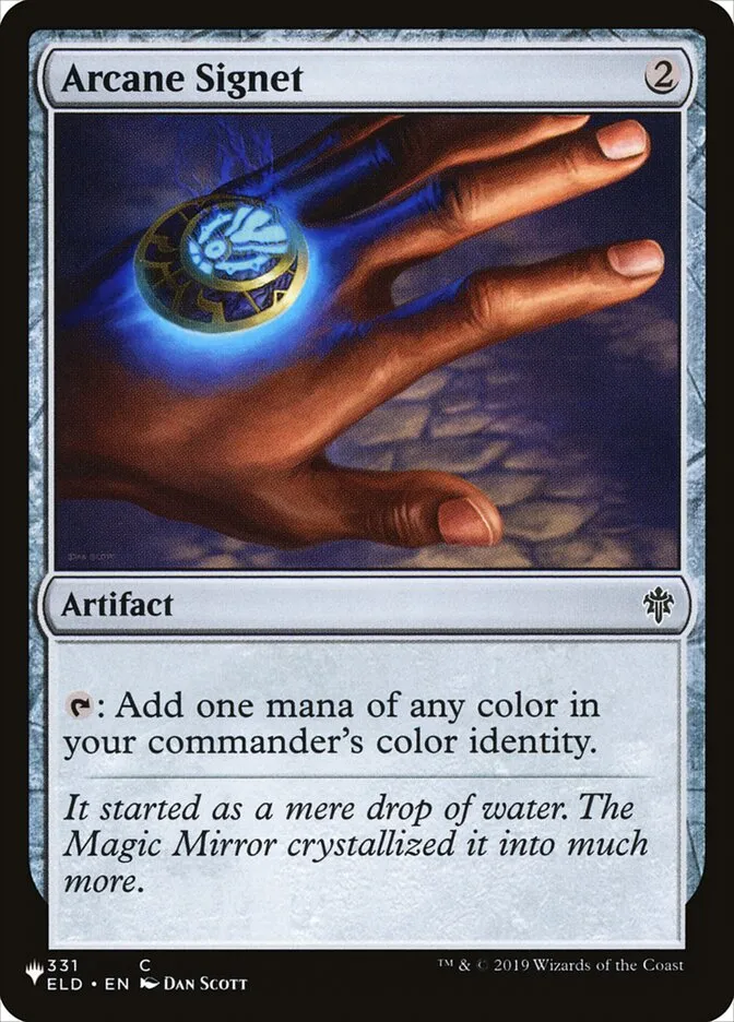 2020 The List Arcane Signet common #ELD-331 common card image