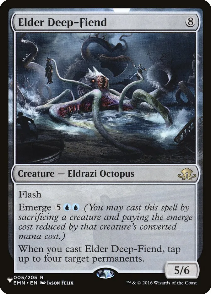 2020 The List Elder Deep-Fiend #EMN-5 rare card image