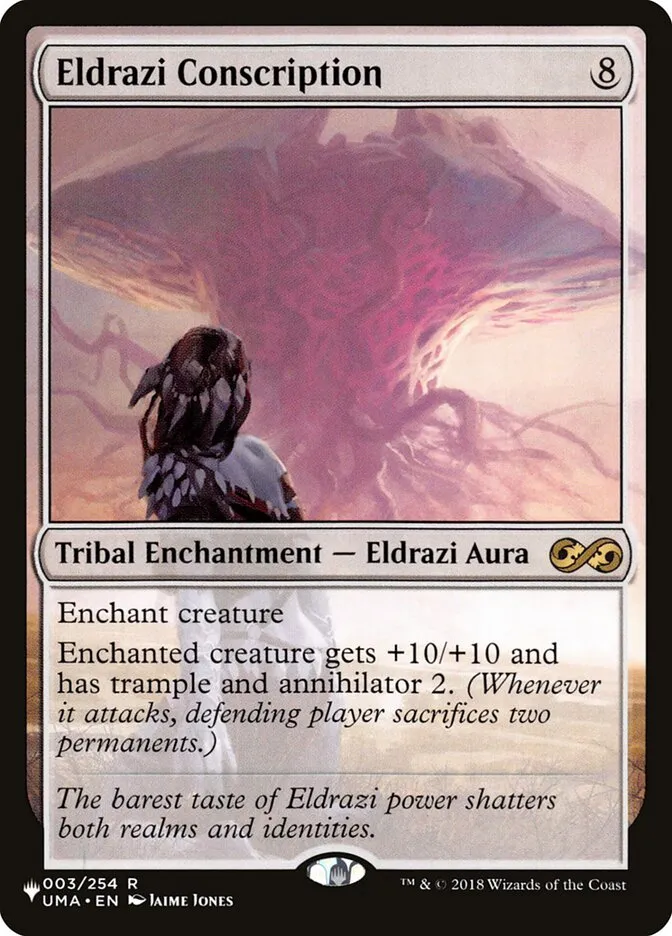 2020 The List Eldrazi Conscription #UMA-3 rare card image
