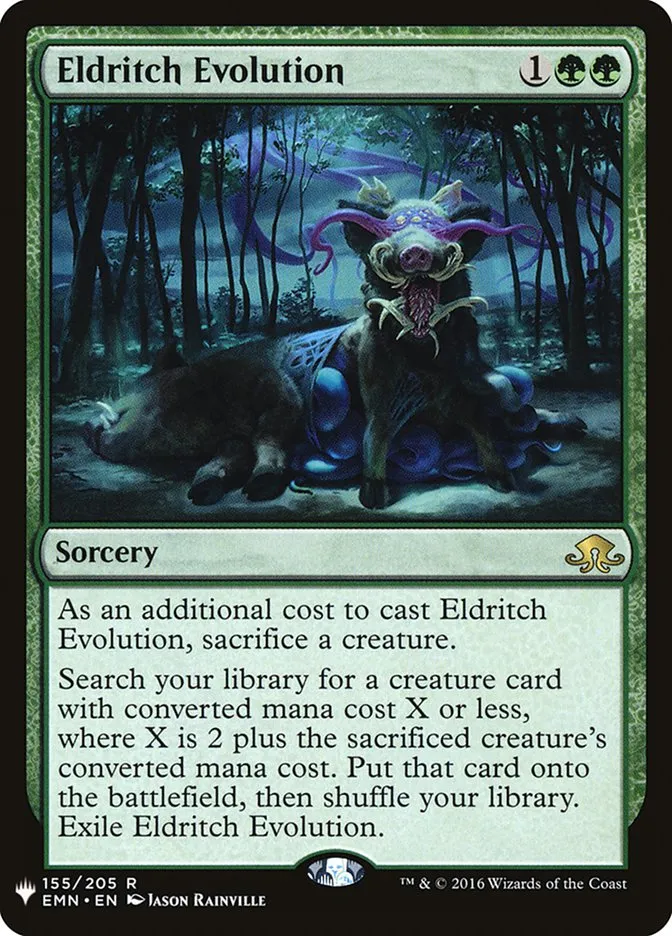 2020 The List Eldritch Evolution rare #EMN-155 rare card image