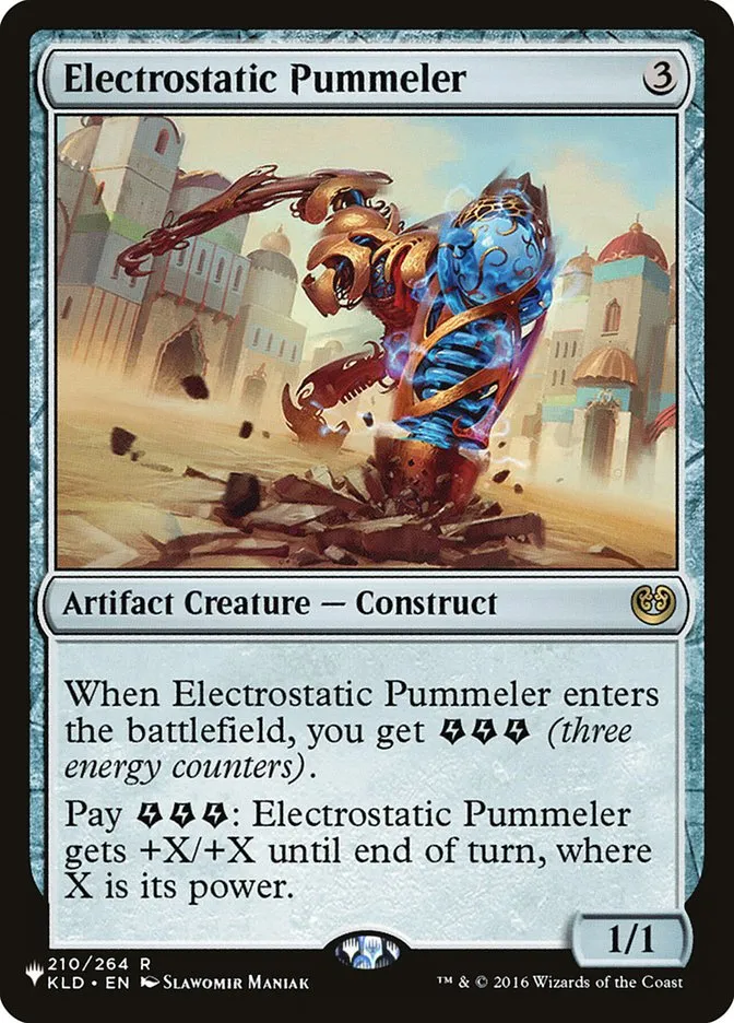 2020 The List Electrostatic Pummeler #KLD-210 rare card image