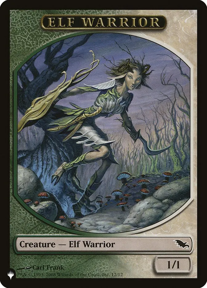 2020 The List Elf Warrior common #TSHM-12 common card image