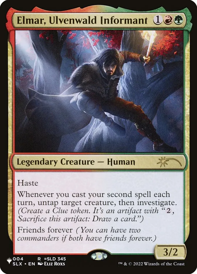 2020 The List Elmar, Ulvenwald Informant #SLX-4 rare card image