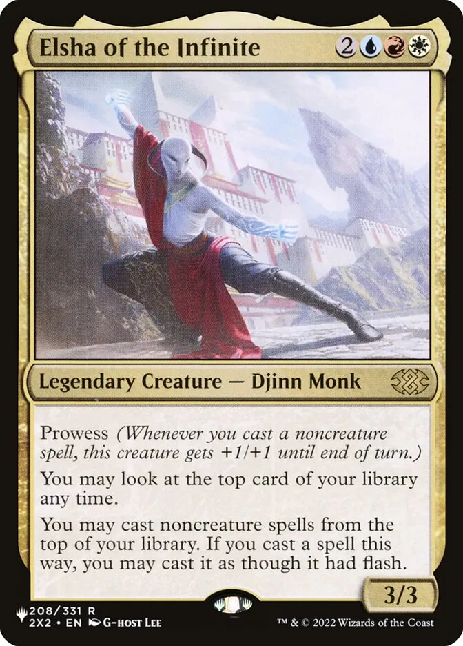 2020 The List Elsha of the Infinite #2X2-208 rare card image