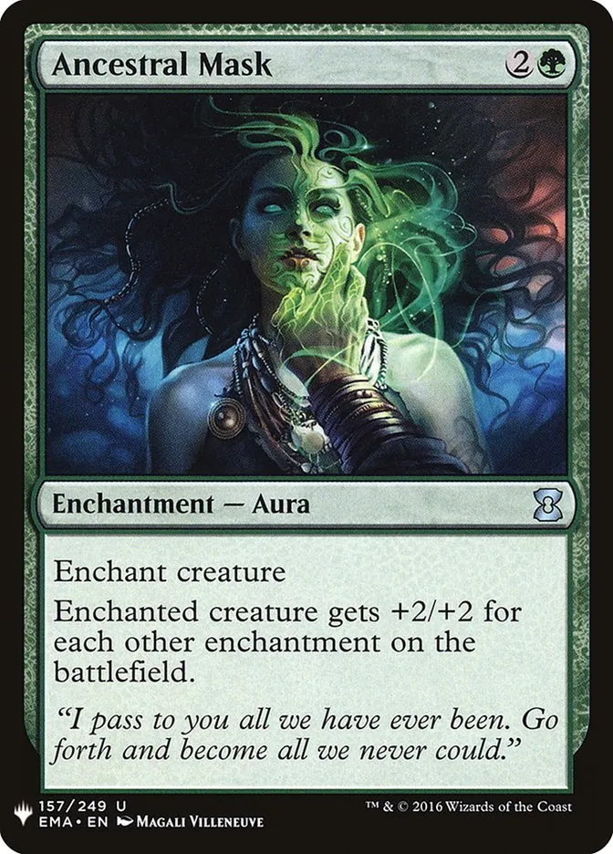 2020 The List Ancestral Mask #EMA-157 uncommon card image