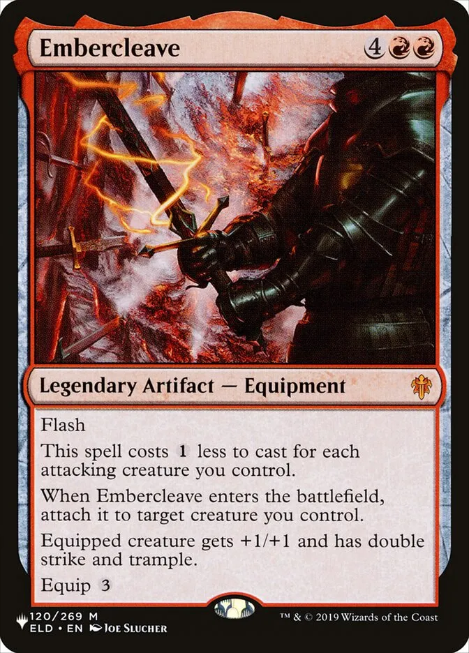 2020 The List Embercleave mythic #ELD-120 mythic card image