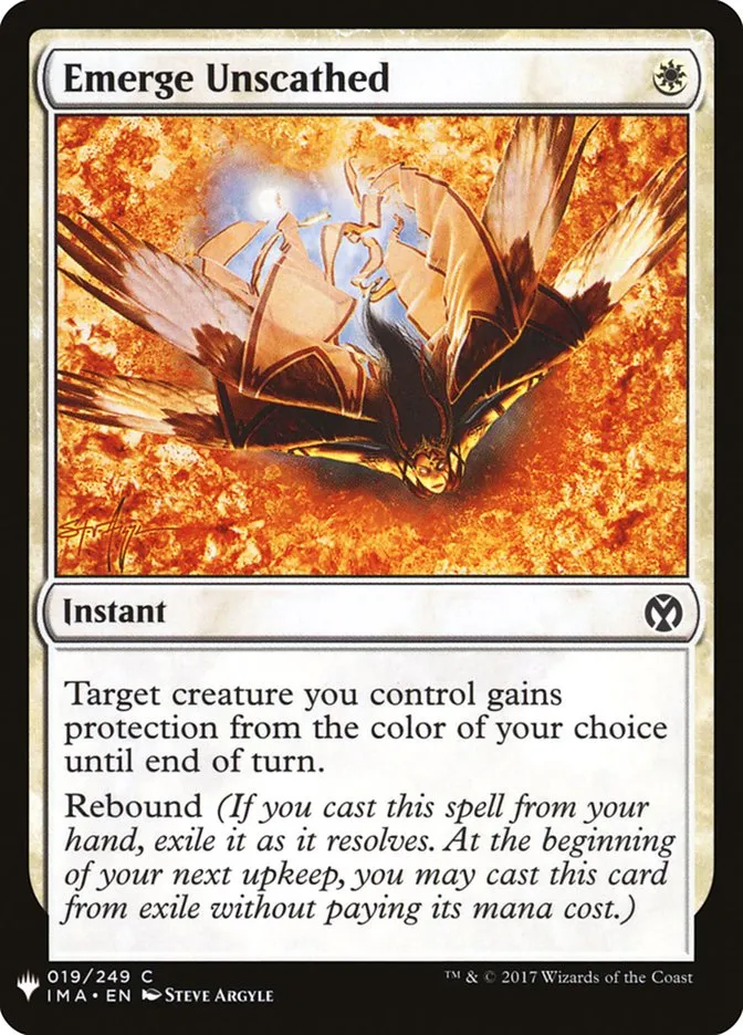 2020 The List Emerge Unscathed #IMA-19 common card image