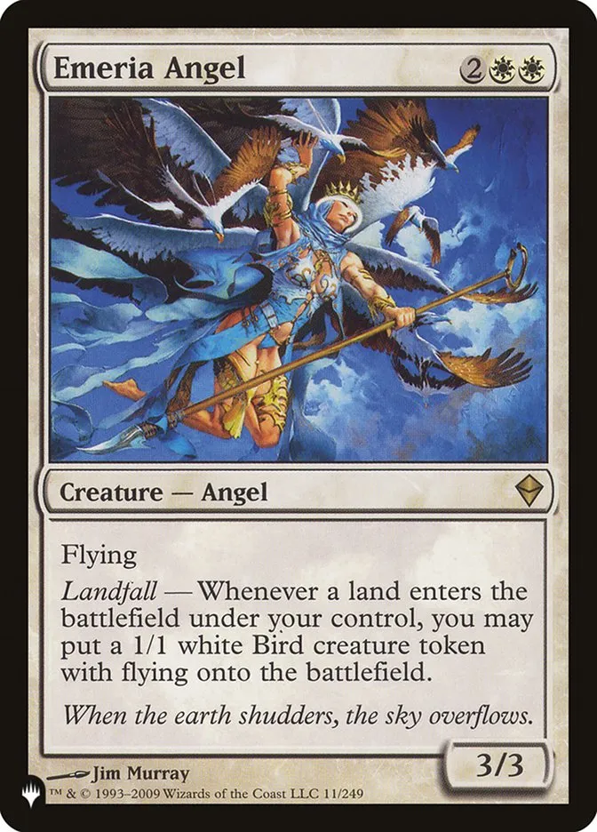 2020 The List Emeria Angel #ZEN-11 rare card image