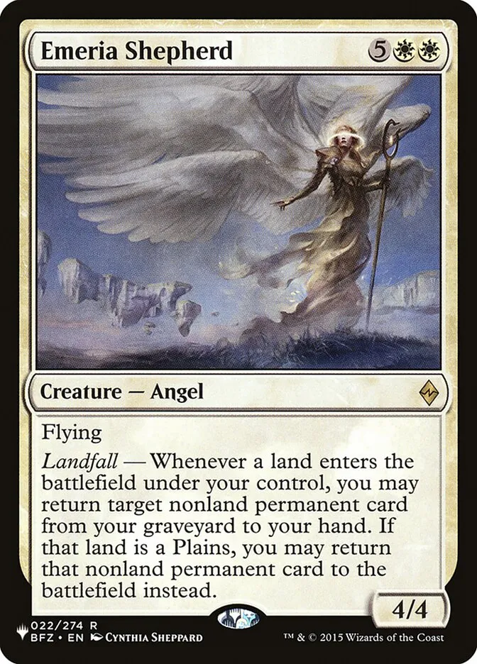 2020 The List Emeria Shepherd #BFZ-22 rare card image