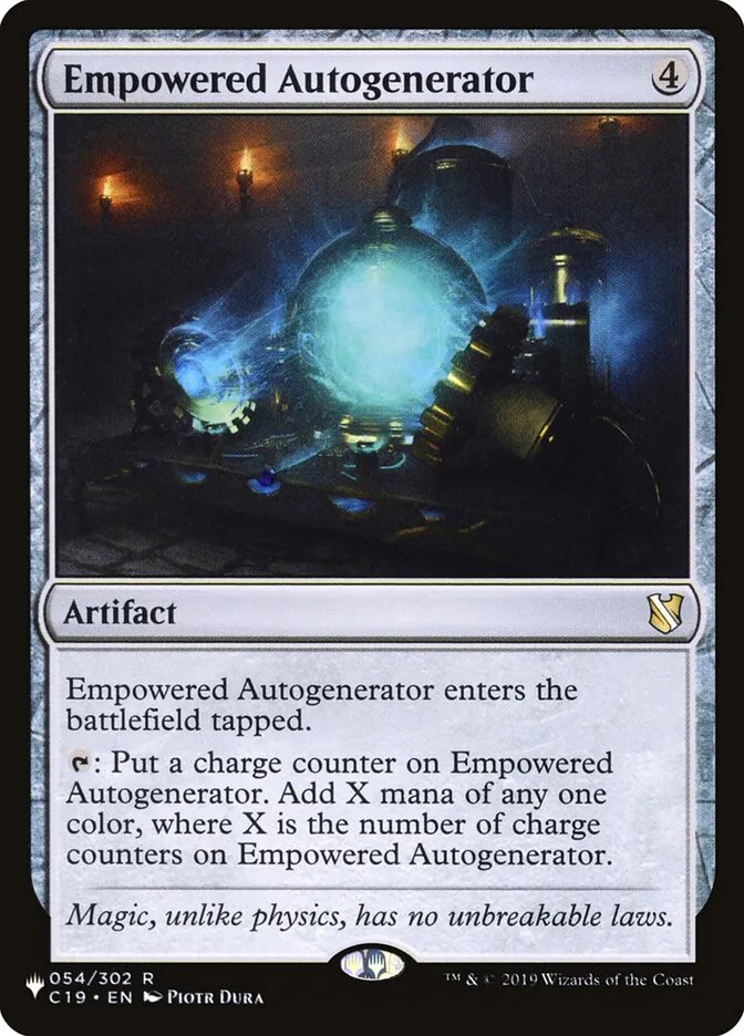 2020 The List Empowered Autogenerator #C19-54 rare card image