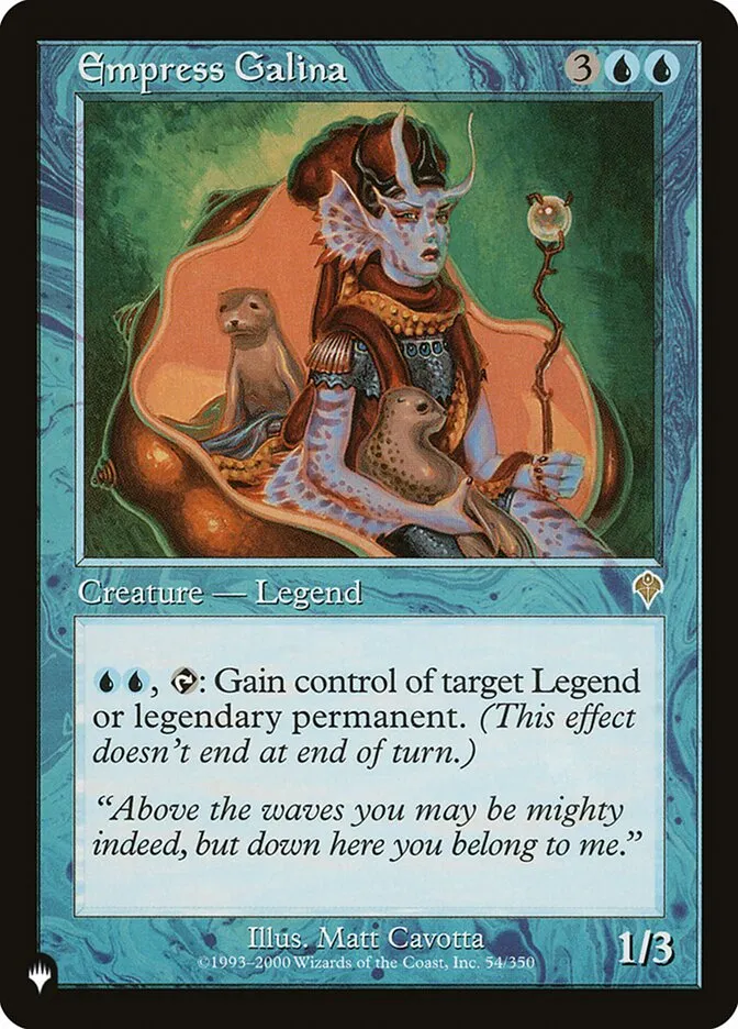 2020 The List Empress Galina #INV-54 rare card image