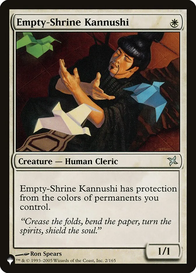 2020 The List Empty-Shrine Kannushi #BOK-2 uncommon card image