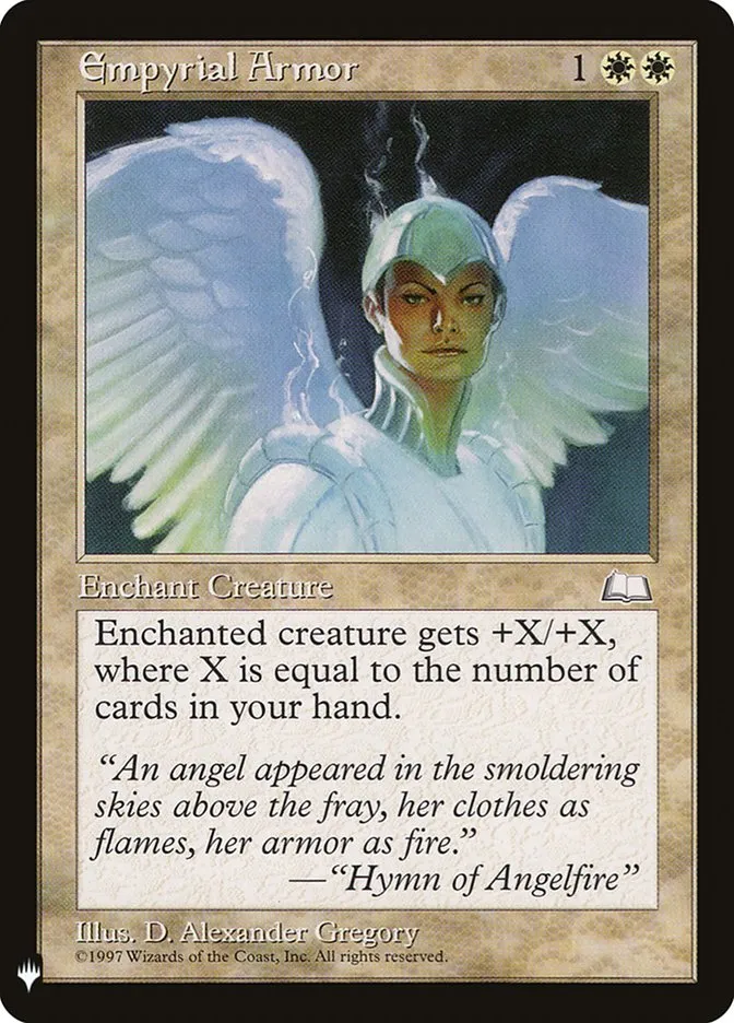 2020 The List Empyrial Armor common #WTH-13 common card image