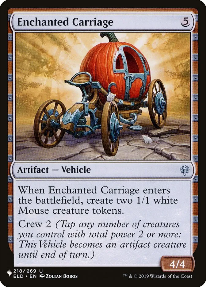 2020 The List Enchanted Carriage #ELD-218 uncommon card image