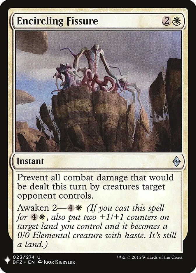 2020 The List Encircling Fissure #BFZ-23 uncommon card image