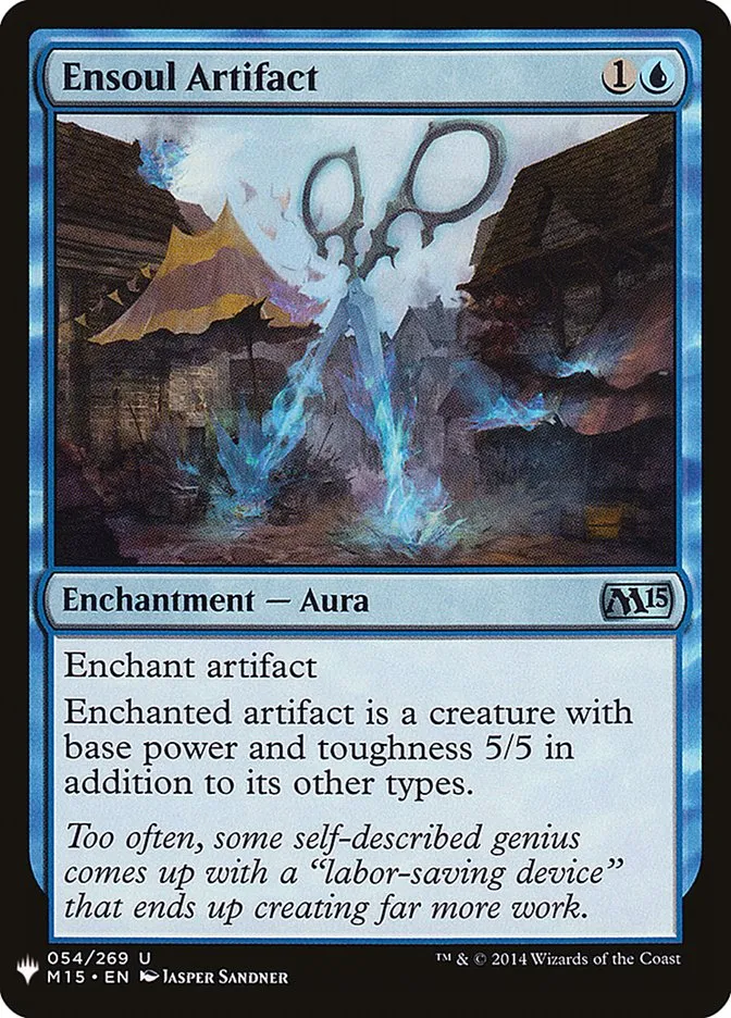 2020 The List Ensoul Artifact #M15-54 uncommon card image