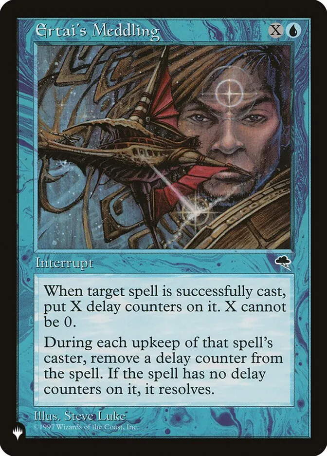 2020 The List Ertai's Meddling #TMP-61 rare card image