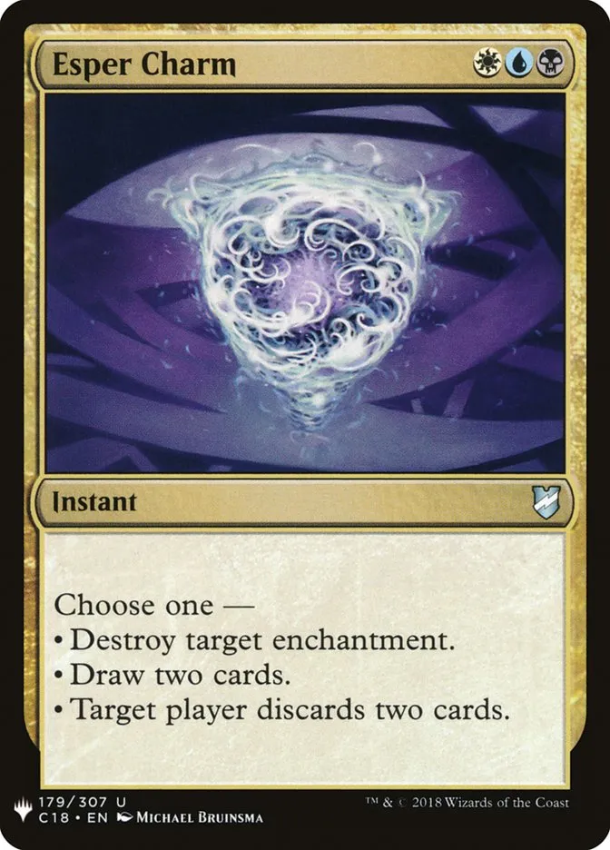 2020 The List Esper Charm #C18-179 uncommon card image