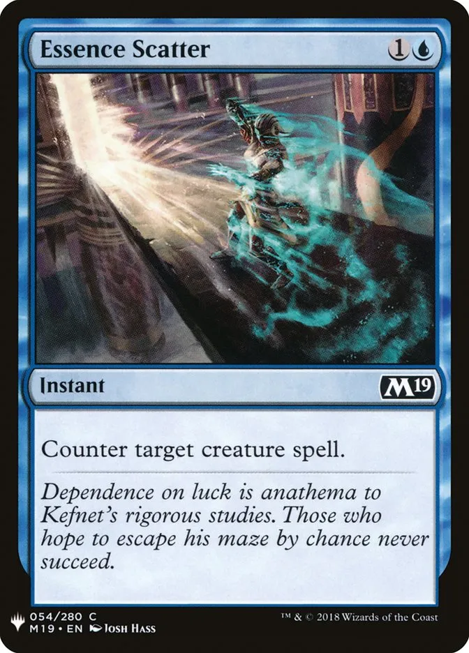 2020 The List Essence Scatter common #M19-54 common card image