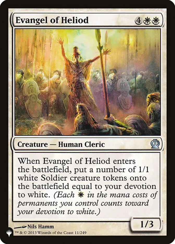 2020 The List Evangel of Heliod #THS-11 uncommon card image