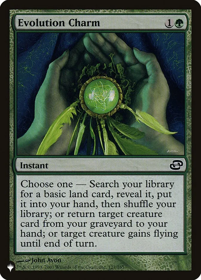2020 The List Evolution Charm common #PLC-127 common card image