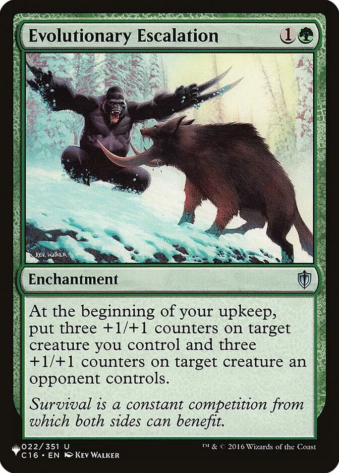 2020 The List Evolutionary Escalation uncommon #C16-22 uncommon card image