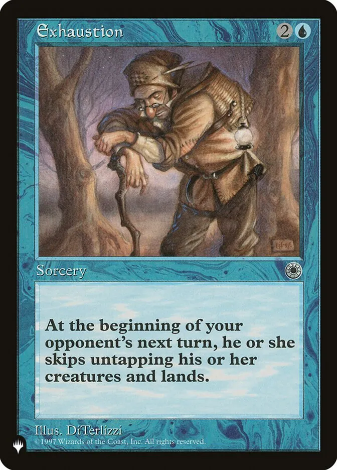 2020 The List Exhaustion #POR-54 rare card image