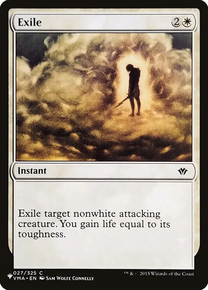 2020 The List Exile common #VMA-27 common card image
