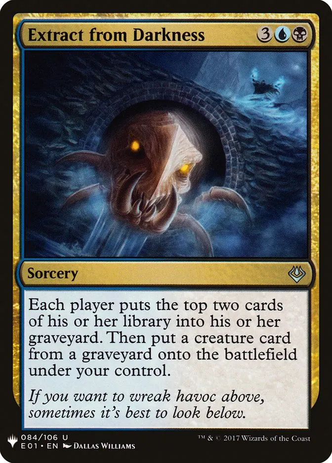 2020 The List Extract from Darkness uncommon #E01-84 uncommon card image