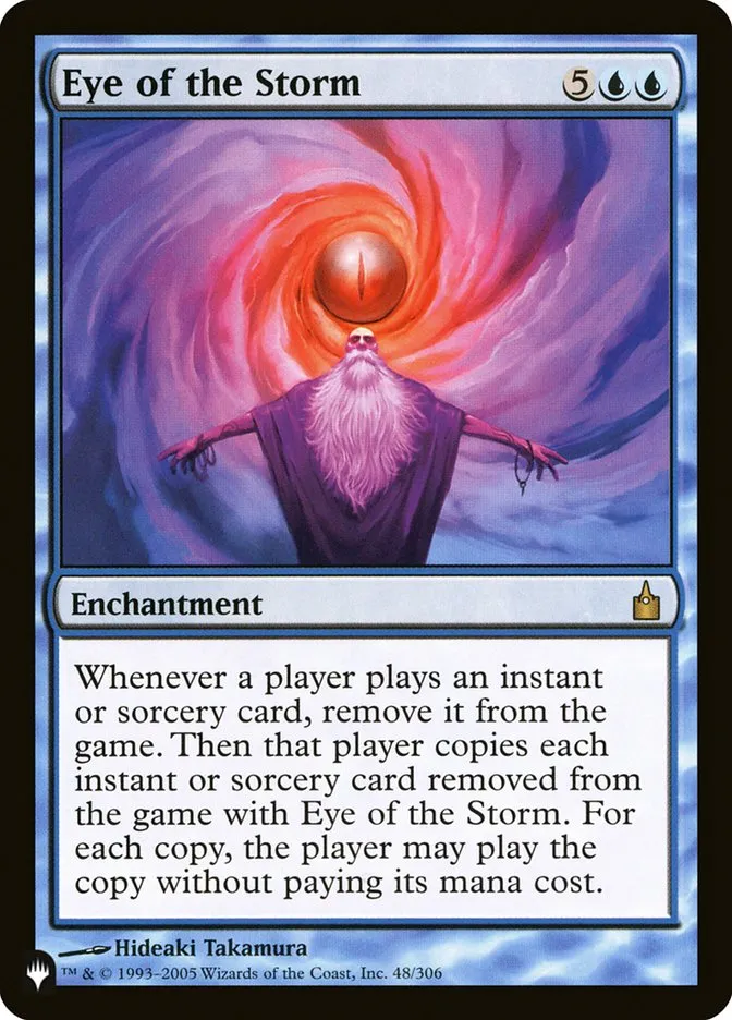 2020 The List Eye of the Storm #RAV-48 rare card image