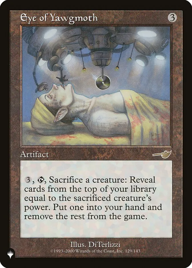 2020 The List Eye of Yawgmoth #NEM-129 rare card image
