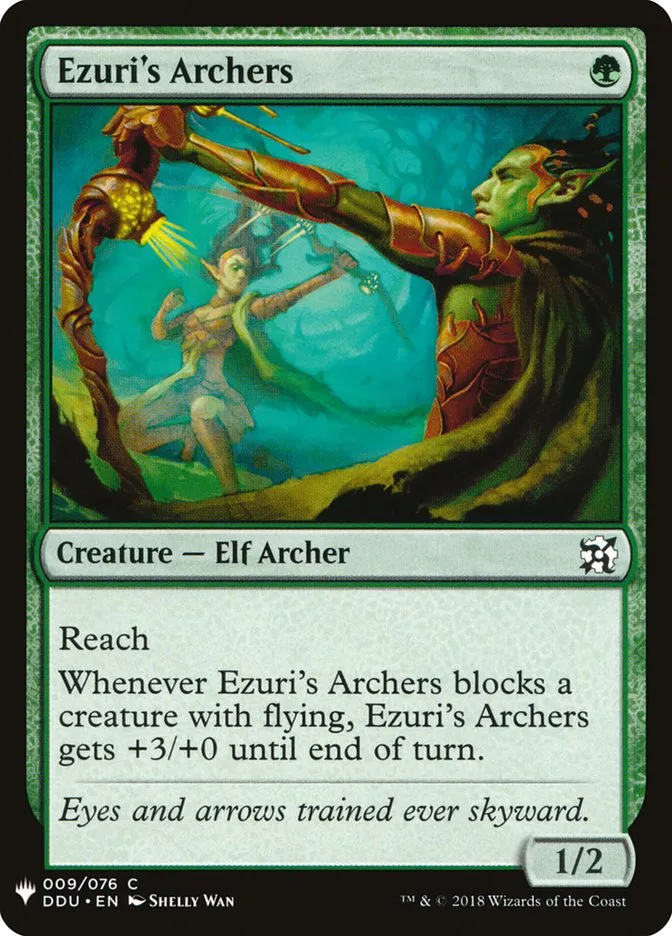 2020 The List Ezuri's Archers #DDU-9 common card image