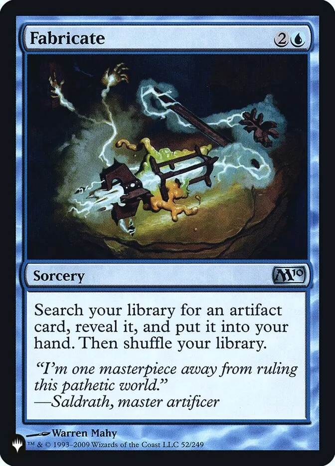 2020 The List Fabricate uncommon #M10-52 uncommon card image