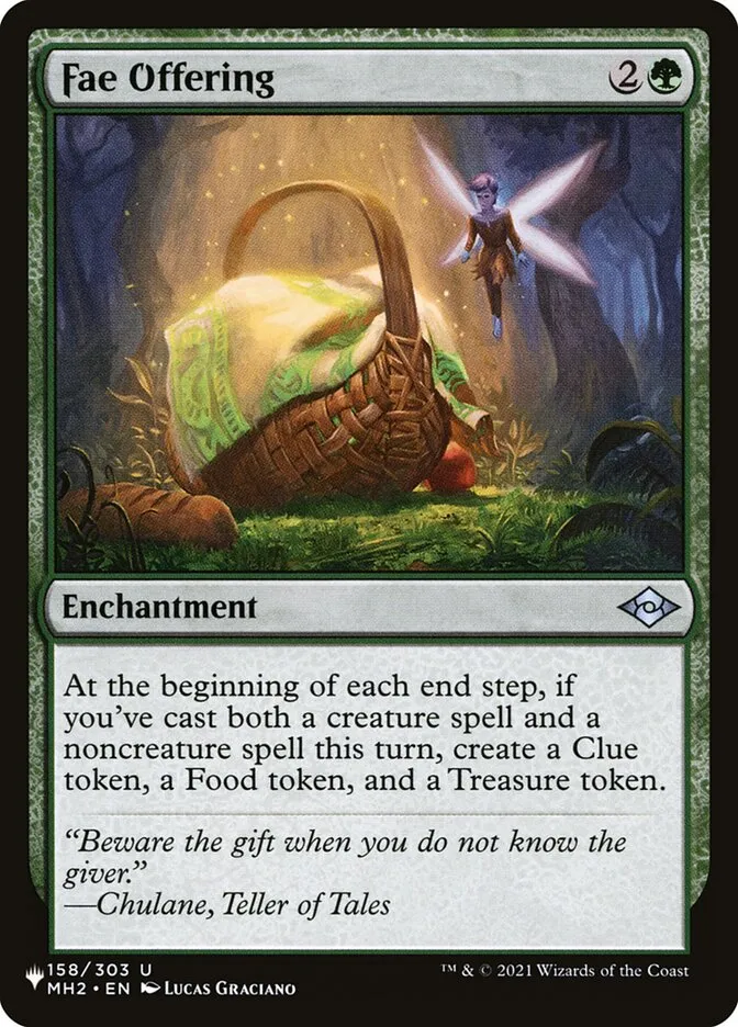 2020 The List Fae Offering uncommon #MH2-158 uncommon card image