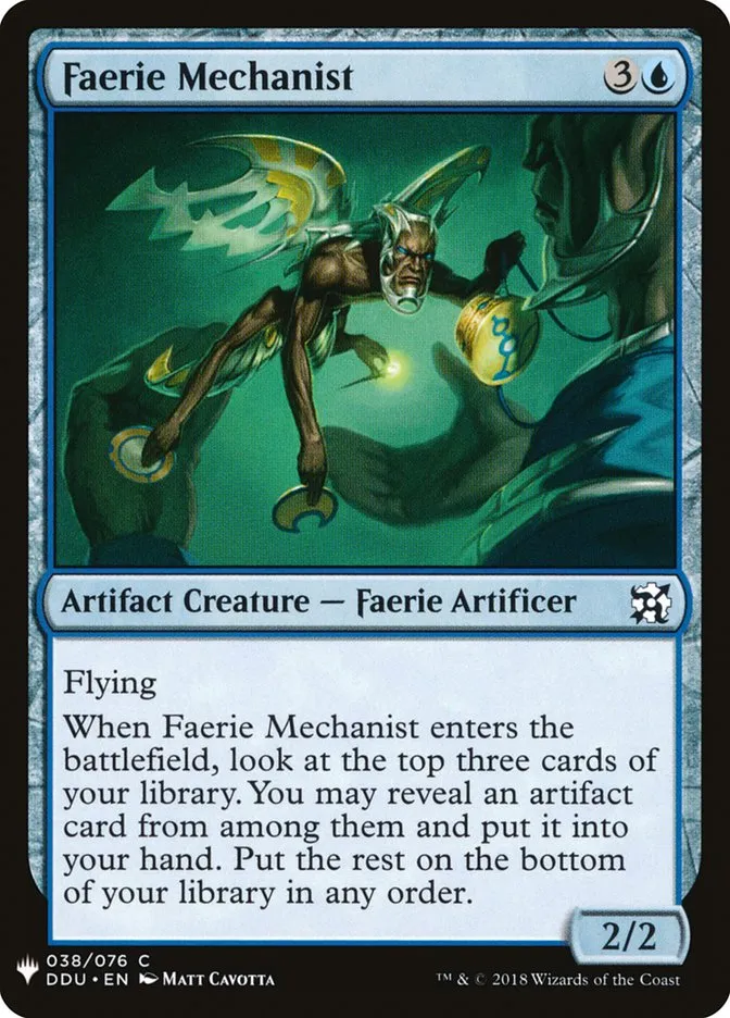 2020 The List Faerie Mechanist #DDU-38 common card image