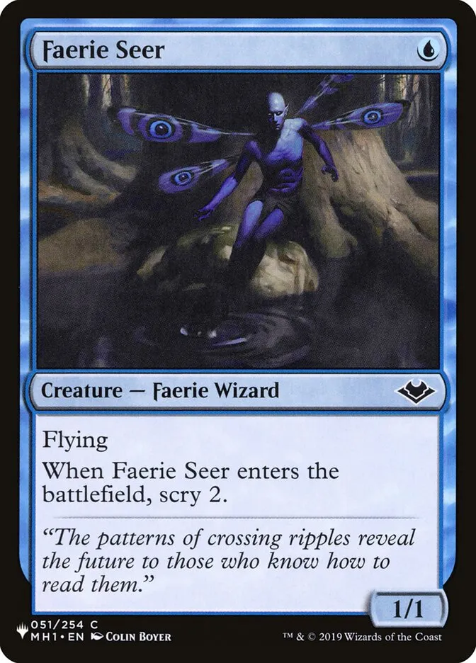 2020 The List Faerie Seer #MH1-51 common card image