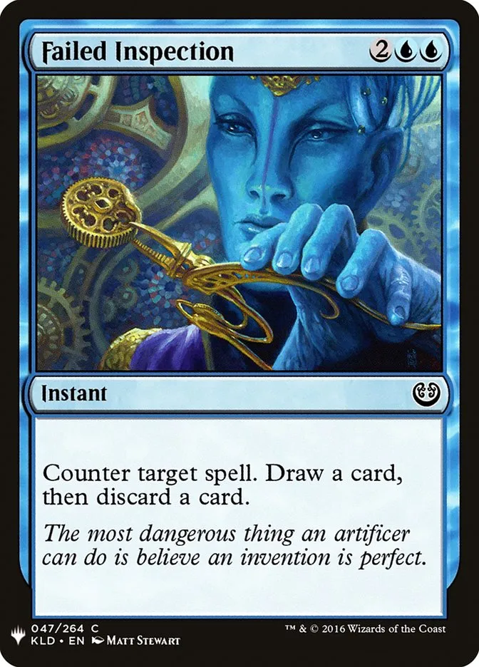 2020 The List Failed Inspection common #KLD-47 common card image