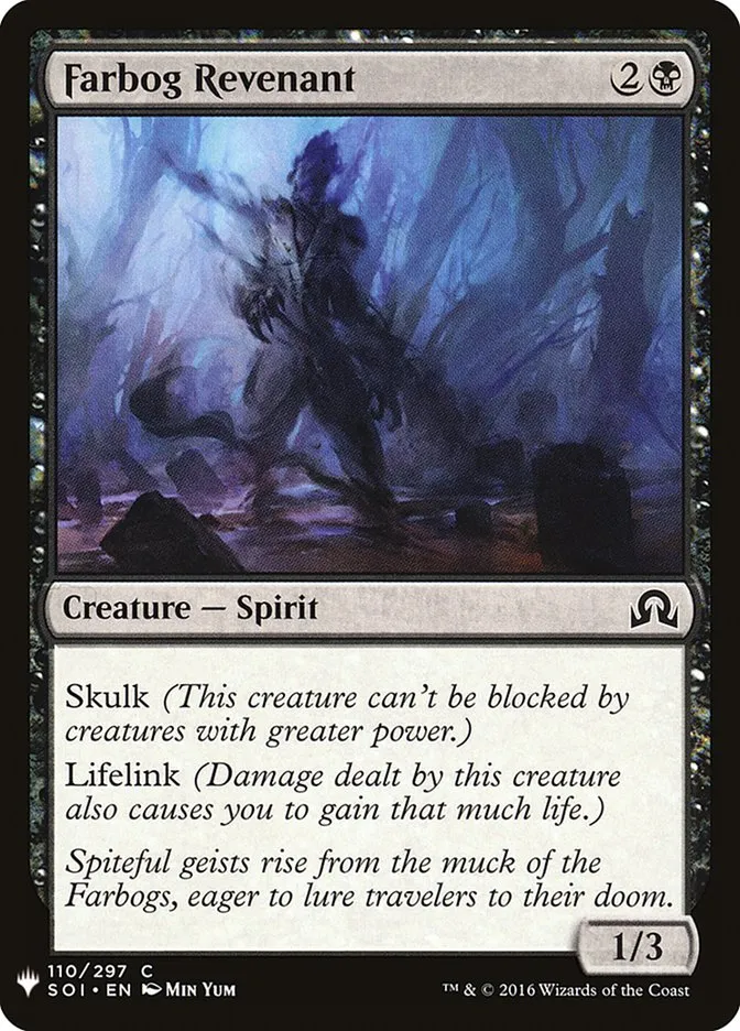 2020 The List Farbog Revenant #SOI-110 common card image