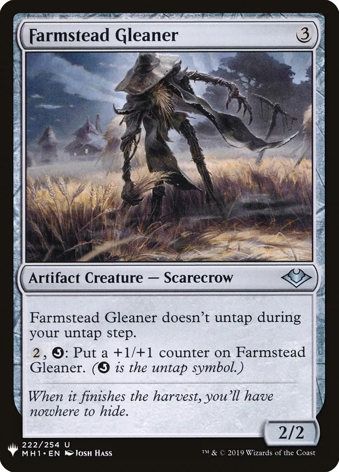 2020 The List Farmstead Gleaner #MH1-222 uncommon card image