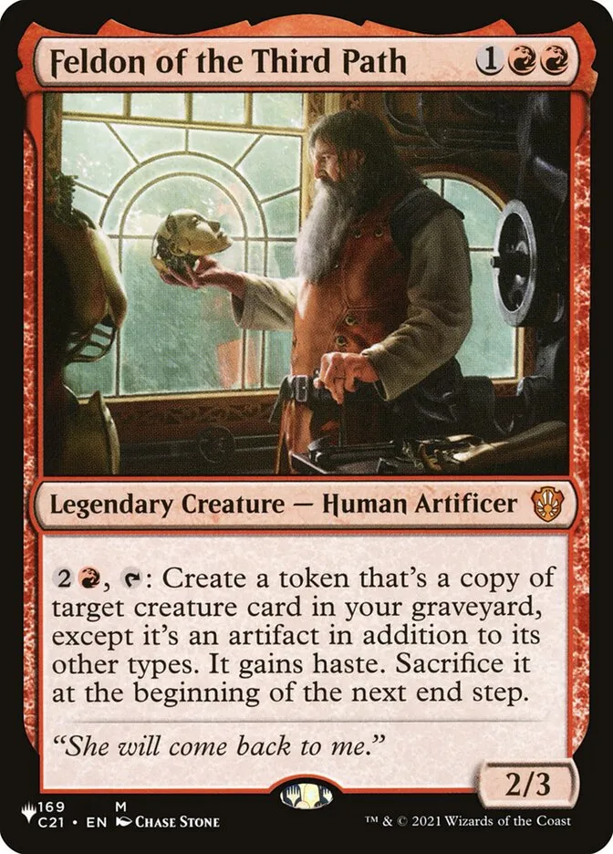 2020 The List Feldon of the Third Path #C21-169 mythic card image