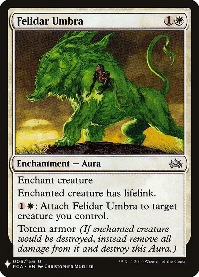 2020 The List Felidar Umbra #PCA-6 uncommon card image