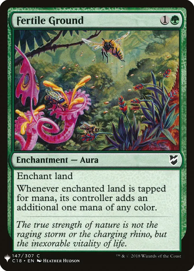2020 The List Fertile Ground common #C18-147 common card image