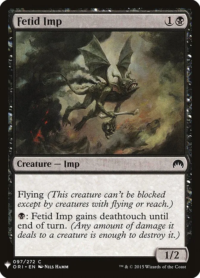2020 The List Fetid Imp #ORI-97 common card image